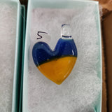 Ukrainian Heart Pendants